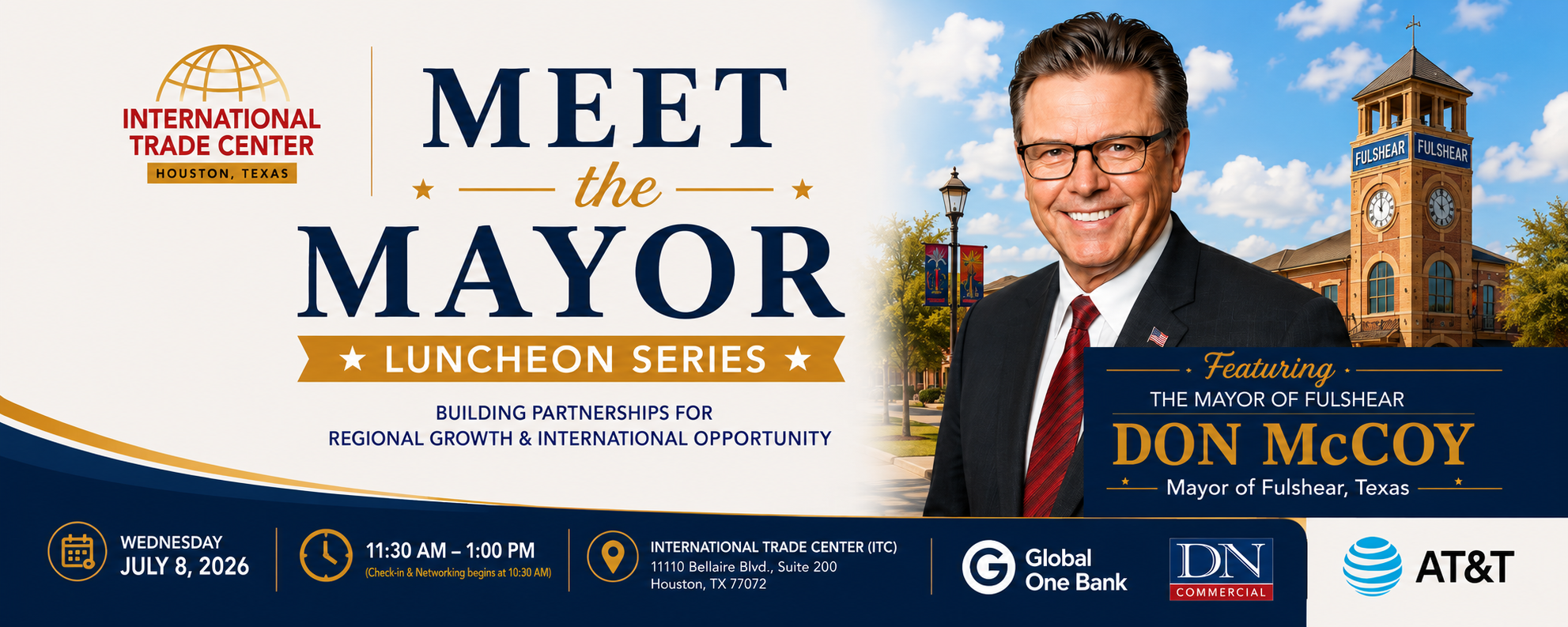 "Meet the Mayor" Luncheon — Mayor of Fulshear (Don McCoy)