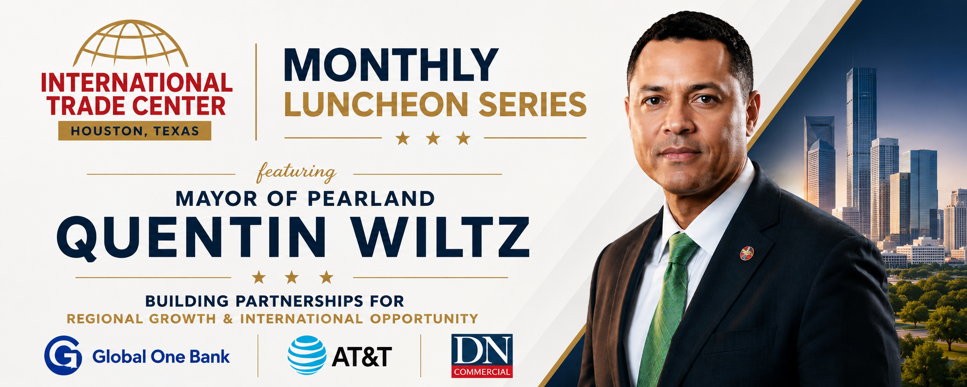 "Meet the Mayor" Luncheon — Mayor of Pearland (Quentin Wiltz)